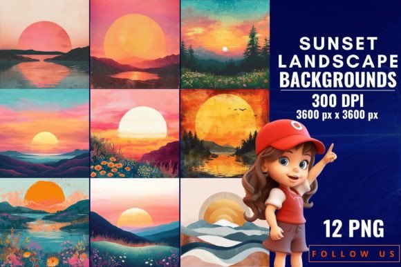 12 Sunset Serenity Landscapes: Elevating Your Creative Projects