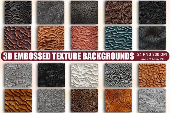 Adding Depth and Dimension with 3D Embossed Texture Backgrounds