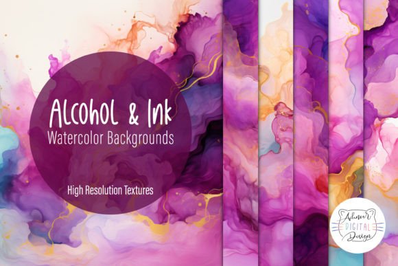 Alcohol Ink Backgrounds: Elevate Your Creative Projects