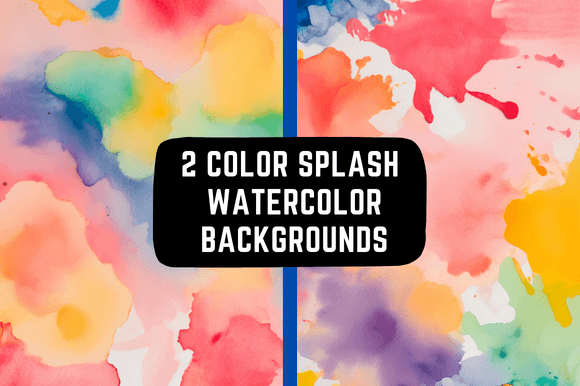 Color Splash Watercolor Backgrounds: Creative Uses