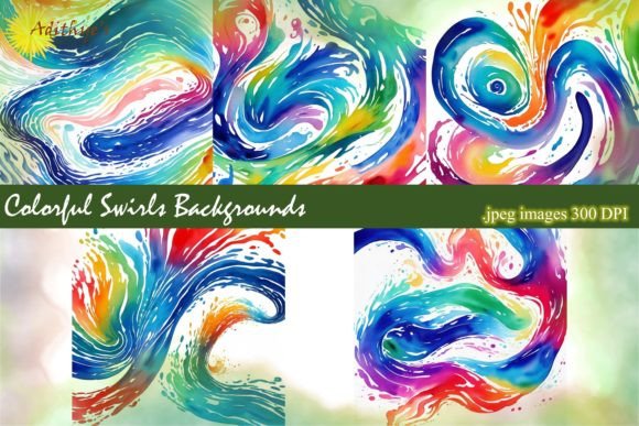 Colorful Swirl Backgrounds: A Designer's Secret Weapon