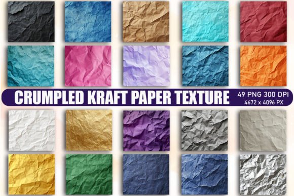 Crumpled Kraft Paper Texture Backgrounds: A Designer's Secret Weapon