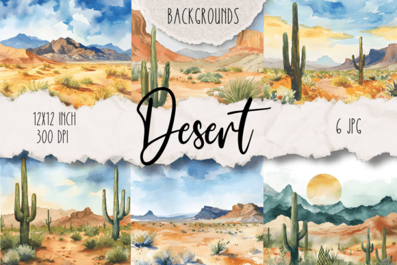 Desert Backgrounds: Capturing the Soul of the Southwest in Watercolor