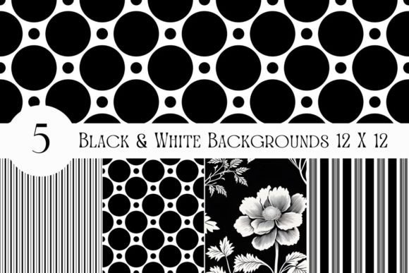 Elevate Your Aesthetic with Bold Black and White Backgrounds