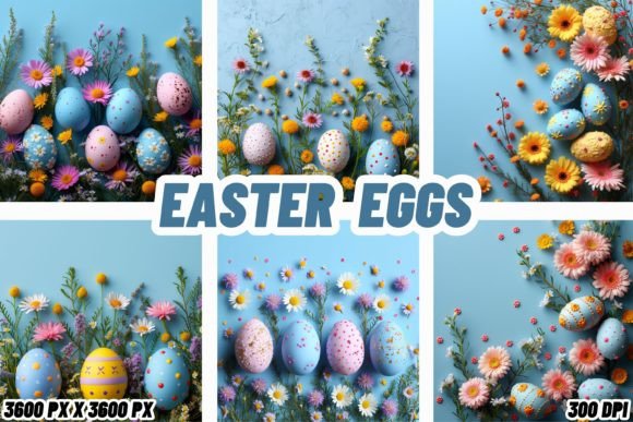 Elevate Your Projects with Vibrant Easter Eggs Backgrounds