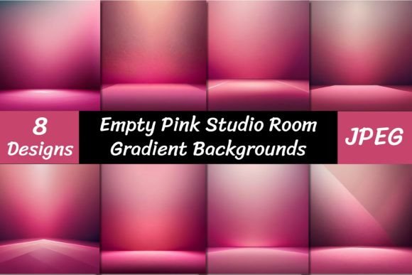 Elevate Your Visuals with Smooth Pink Studio Gradient Backgrounds