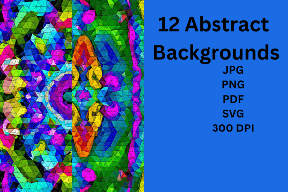 Elevate Your Visuals with the 12 Abstract Backgrounds Bundle
