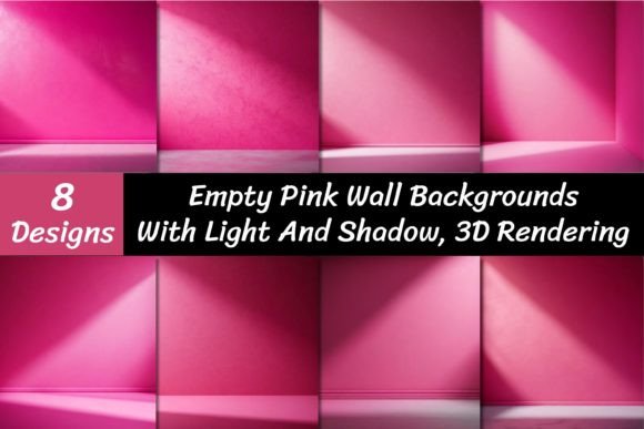 Empty Pink Wall Backgrounds 3D Rendering: A Designer's Secret Weapon