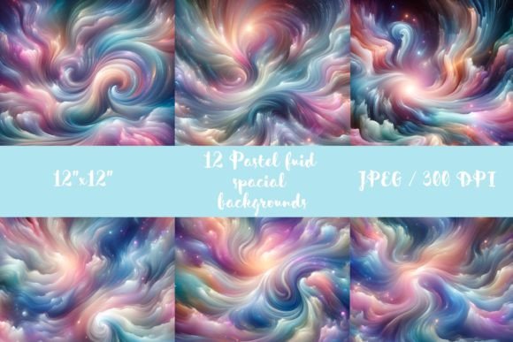 Ethereal Visuals: Using Pastel Fluid Spatial Backgrounds