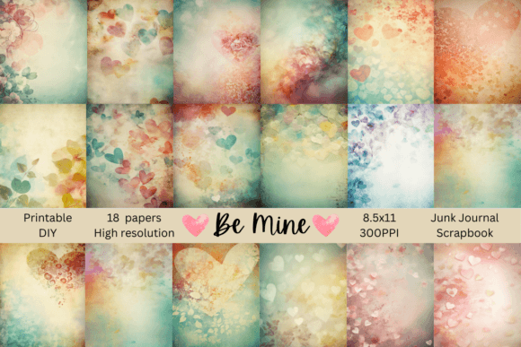 Infuse Your DIY Projects with Love: The 18 Backgrounds Collection