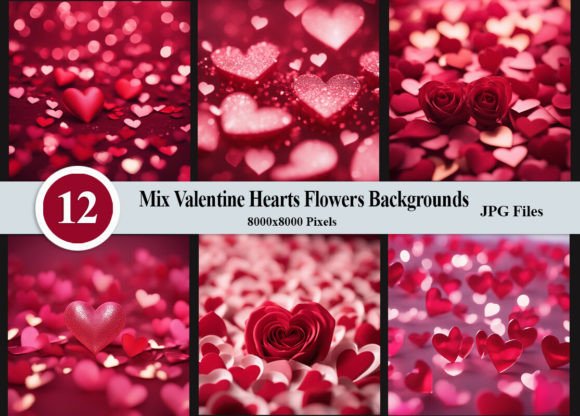 Love in Layers: Using Valentine Hearts Flowers Backdrops