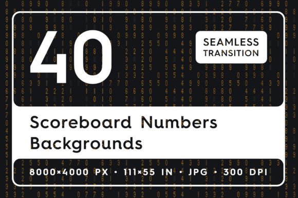 Modernize Your Visuals: The Power of Scoreboard Numbers Backgrounds