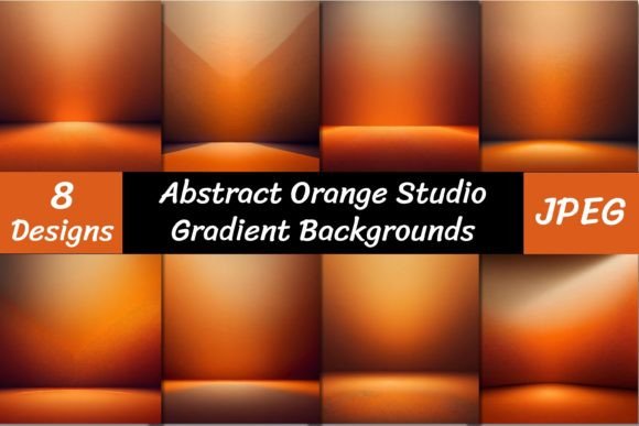 Orange Studio Room Gradient Backgrounds: A Modern Toolkit