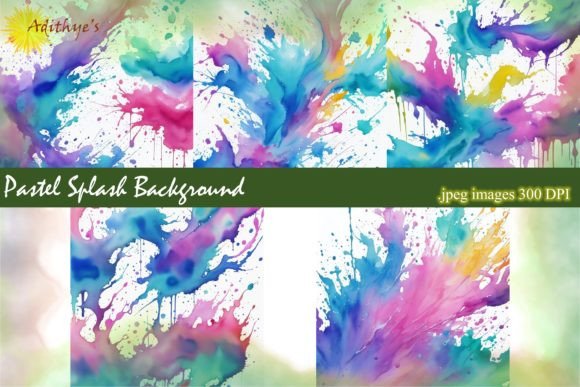 Pastel Splash Backgrounds: Soft Color, Bold Impact