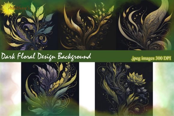 Stunning Dark Floral Backgrounds for Creative Projects