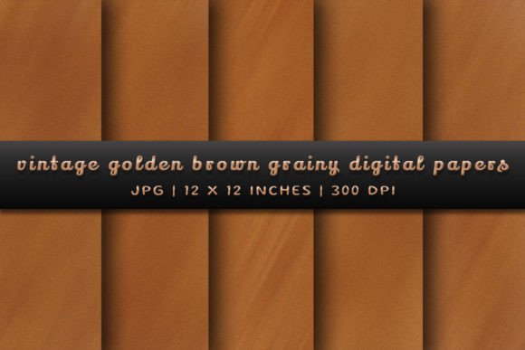 Timeless Appeal: Using Vintage Golden Brown Grainy Backgrounds