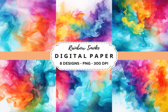 Transforming Projects with Rainbow Smoke Backgrounds