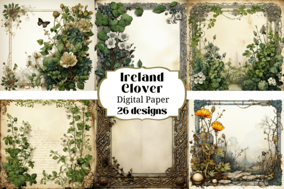 Unleash Creativity with 26 Ireland Clover Shamrock Backgrounds