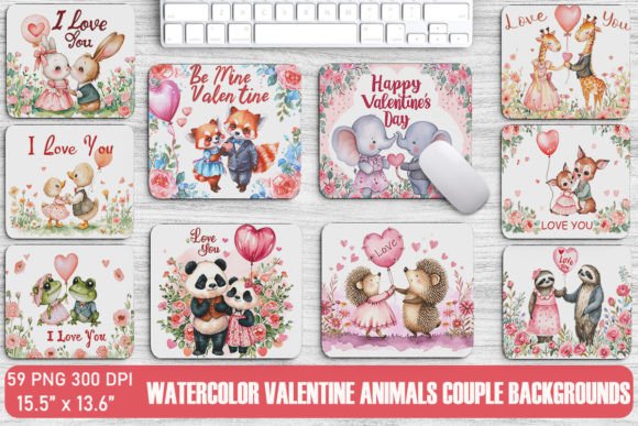 Valentine's Animals Couple Backgrounds: A Designer's Guide